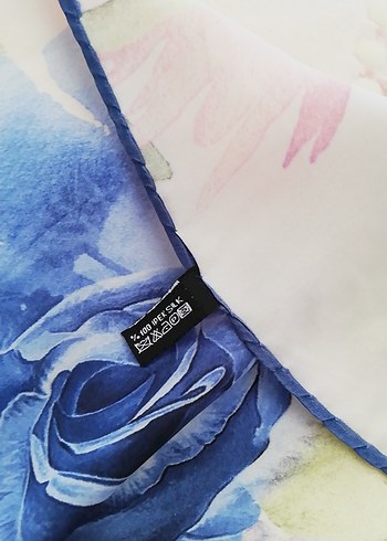 Silk home saf ipek eşarp - Görsel 7