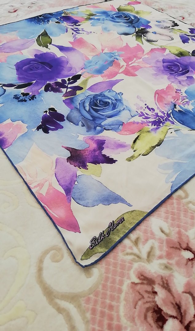 Silk home saf ipek eşarp - Görsel 4