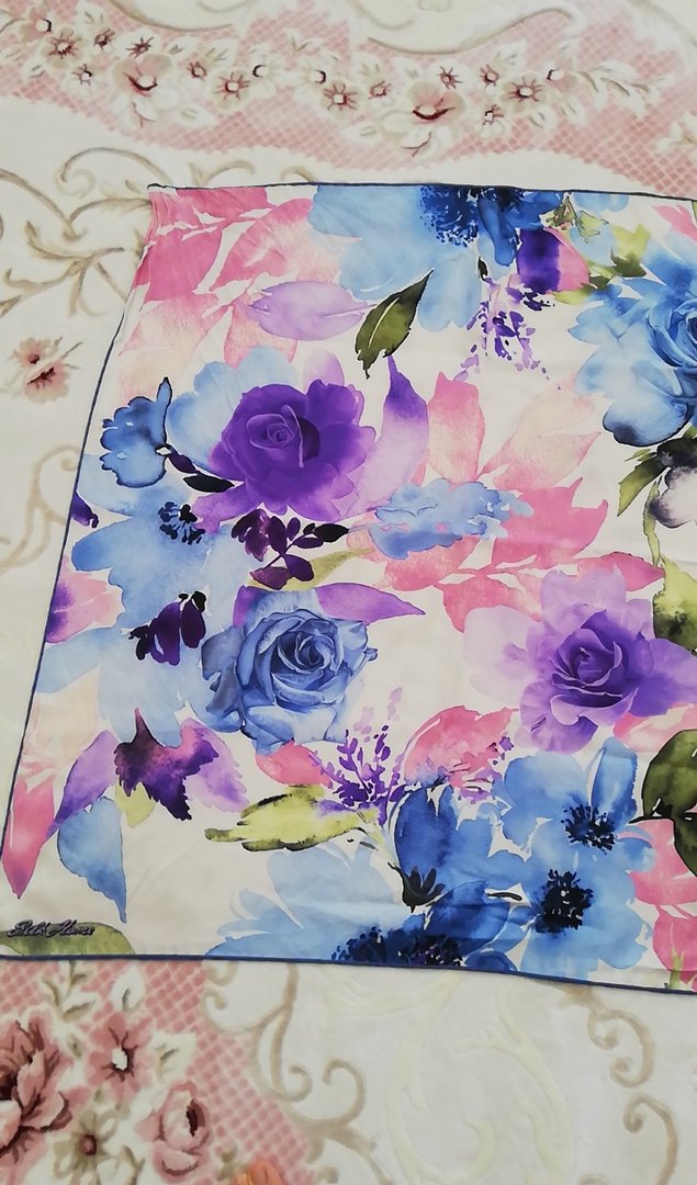 Silk home saf ipek eşarp - Görsel 2