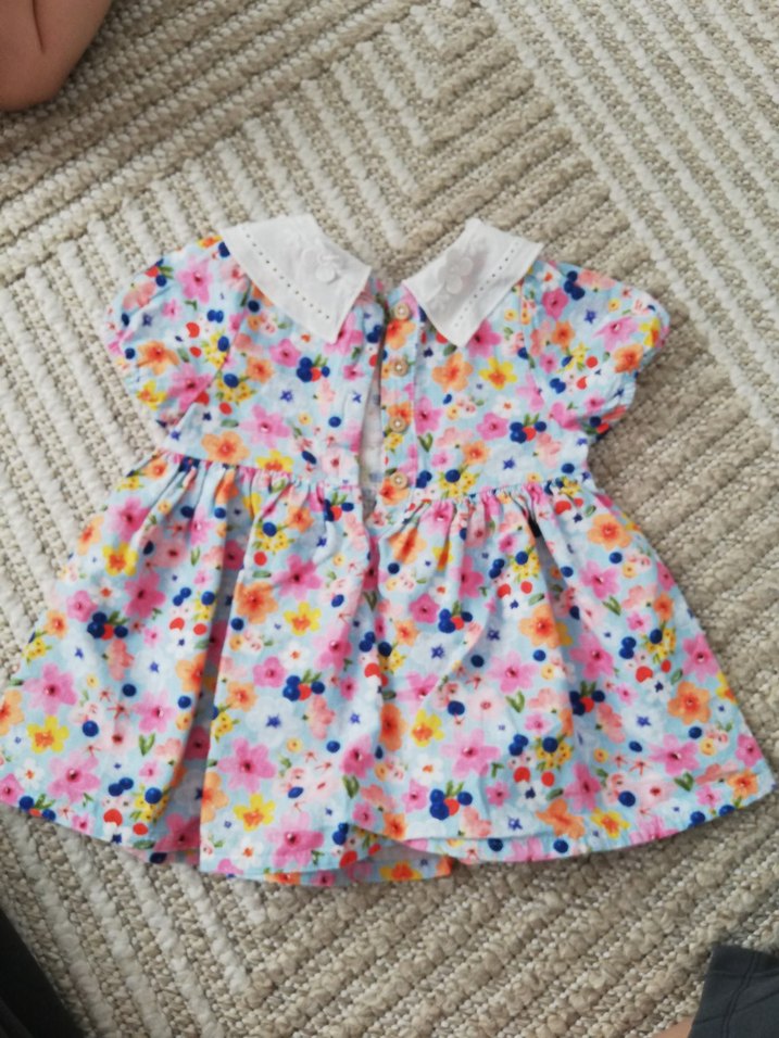 Renkli Bohem Kız Çocuk Elbisesi - Görsel 4