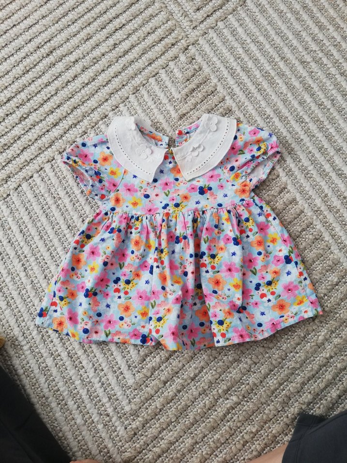 Renkli Bohem Kız Çocuk Elbisesi - Görsel 2