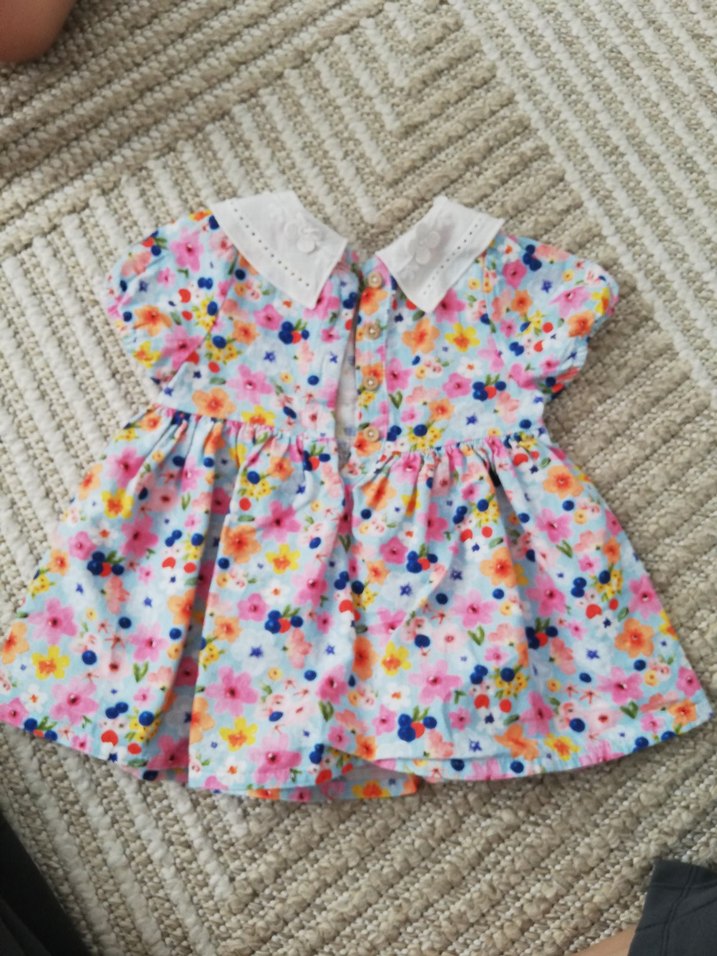 Renkli Bohem Kız Çocuk Elbisesi - Görsel 5