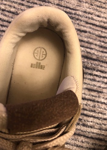 Kadın Açık Kahverengi Spor Ayakkabı orijinal elle - Görsel 5