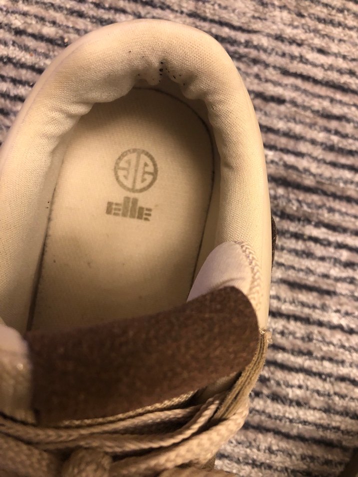 Kadın Açık Kahverengi Spor Ayakkabı orijinal elle - Görsel 5