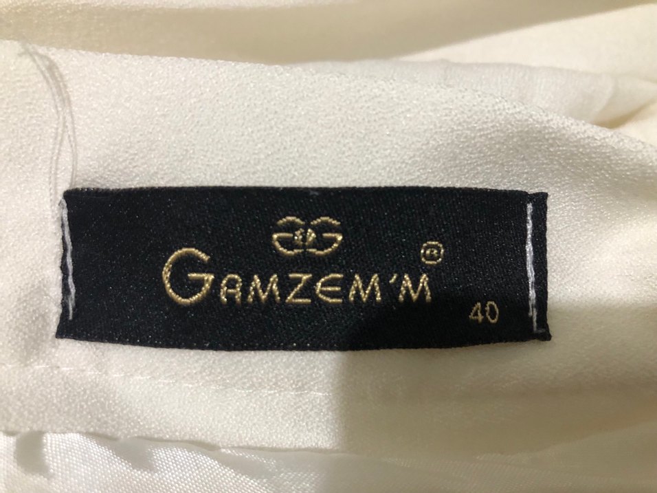 Kadın Beyaz Uzun Piliseli Keten Etek - Görsel 2