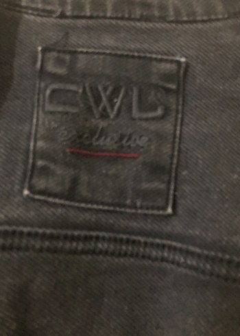 Fermuarlı Siyah Biker Denim erkek Ceket - Görsel 2