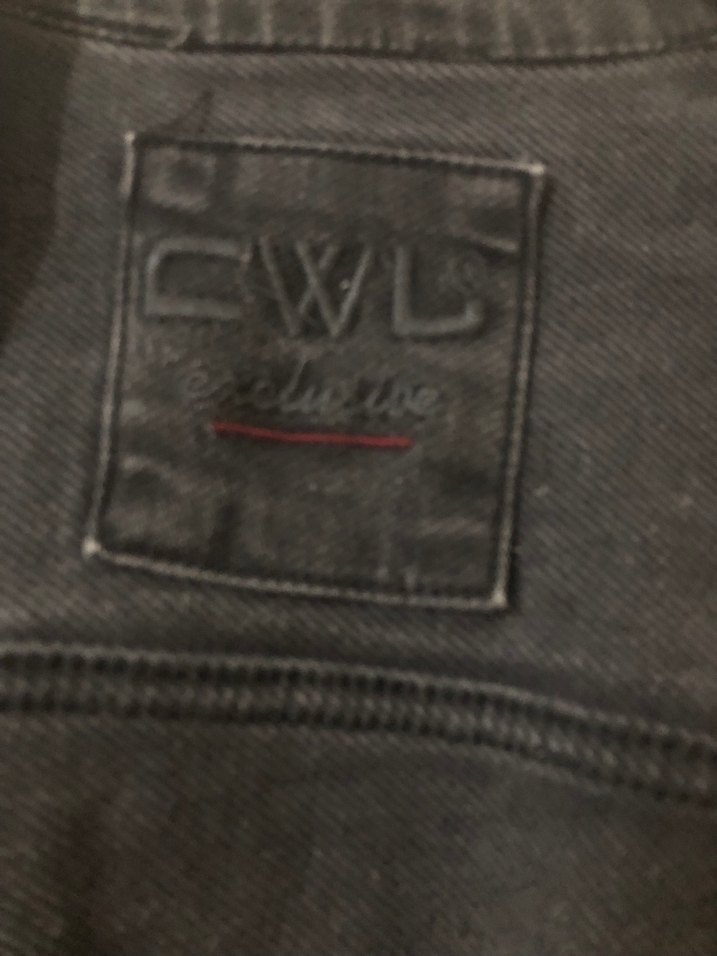 Fermuarlı Siyah Biker Denim erkek Ceket - Görsel 2