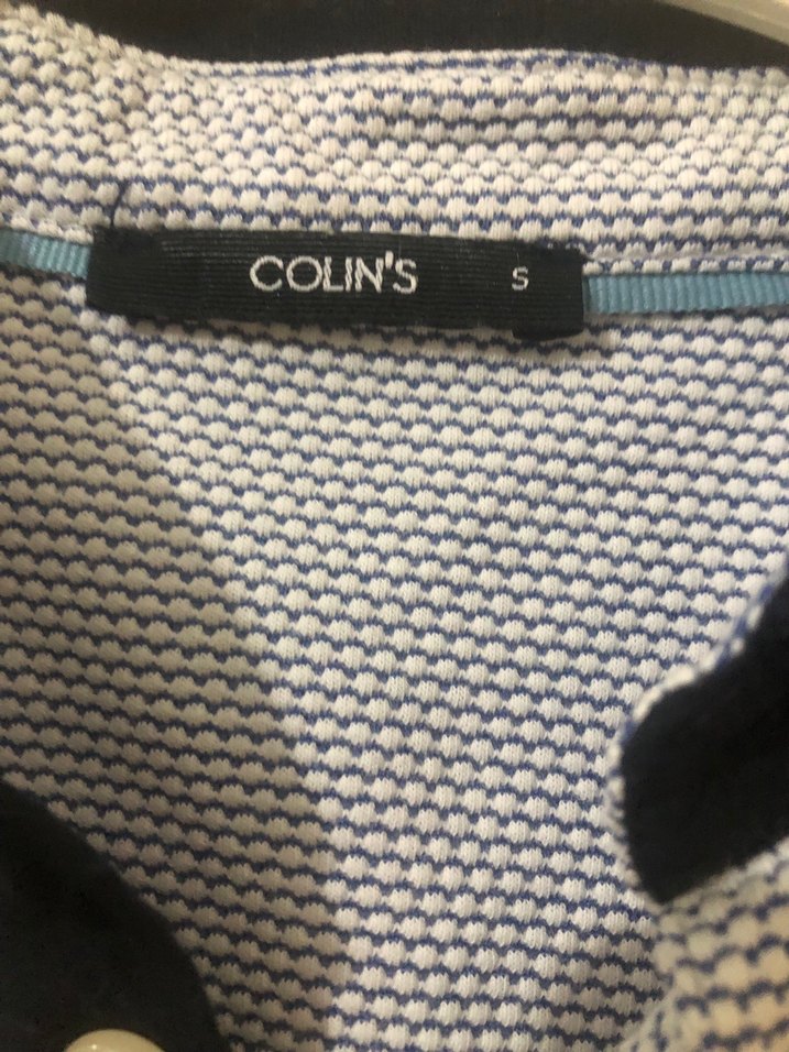 Gri Düğmeli Kısa Kollu Polo erkek Tişört - Görsel 2