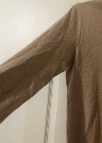 Bej Erkek  Yün Kazak Uzun Kollu - Görsel 3