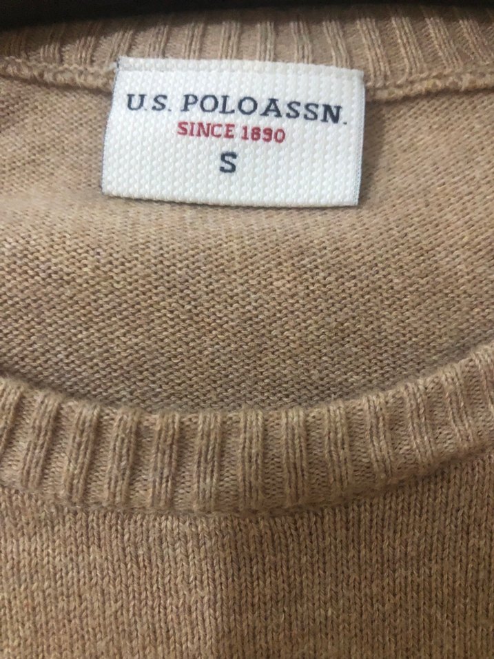 Bej Erkek  Yün Kazak Uzun Kollu - Görsel 2