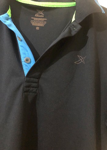 Erkek Lacivert Düğmeli Polo Tişört - Görsel 2