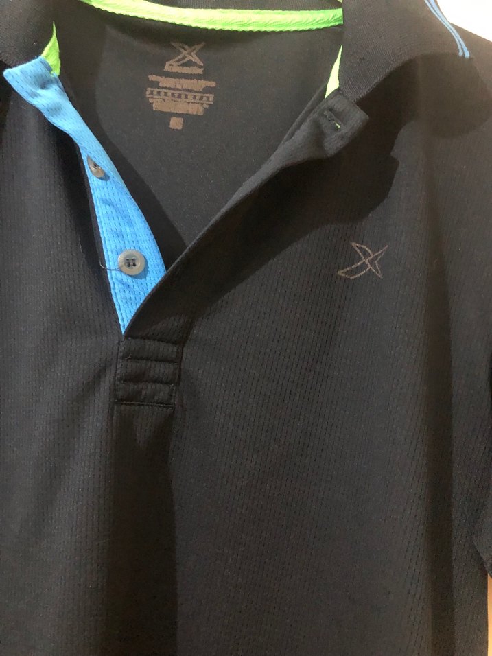 Erkek Lacivert Düğmeli Polo Tişört - Görsel 2