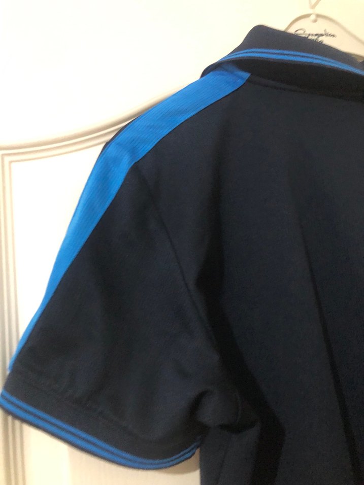 Erkek Lacivert Düğmeli Polo Tişört - Görsel 3