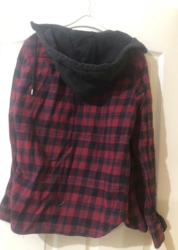 Bordo Ekose Desenli Uzun Kollu erkek Gömlek - Görsel 2