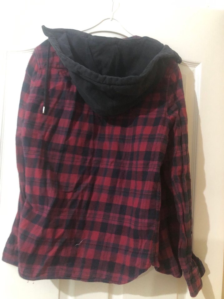 Bordo Ekose Desenli Uzun Kollu erkek Gömlek - Görsel 2