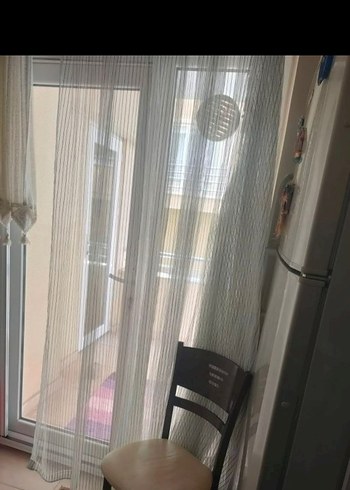 Gri Çizgili Düz uzun perde - Görsel 5