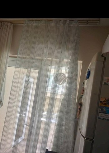 Gri Çizgili Düz uzun perde - Görsel 6