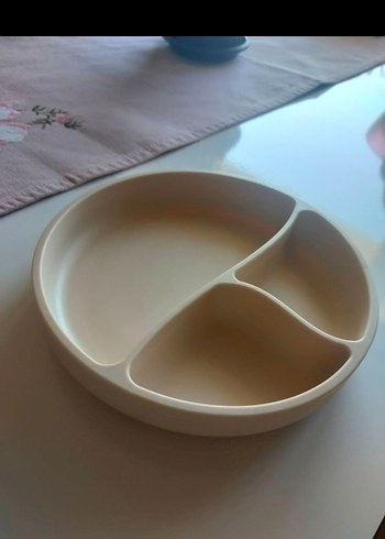 Beyaz Bölmeli Çocuk Tabak Seti - Görsel 2