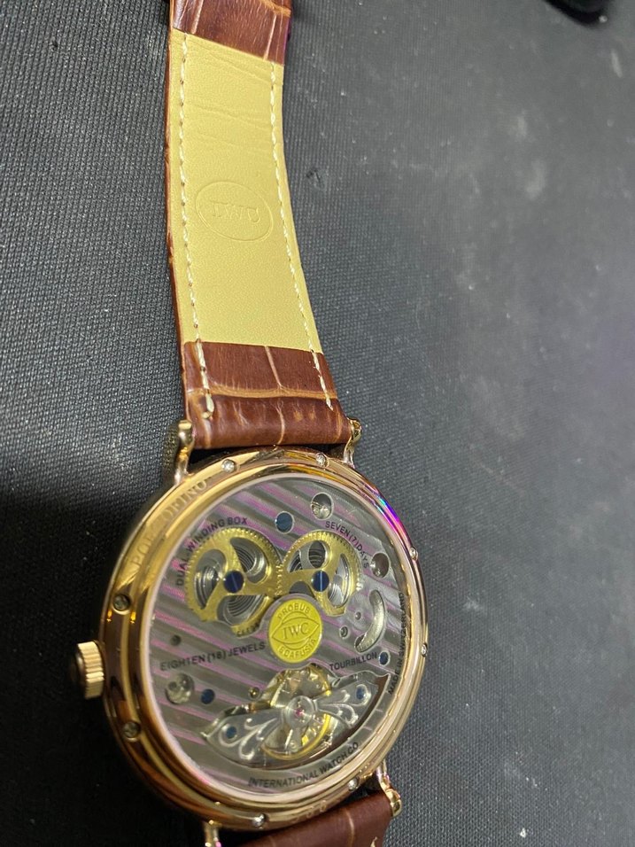 Kahverengi Deri Klasik Erkek Saat - Görsel 3