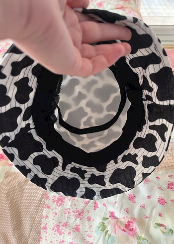 İnek desenli şapka - Görsel 3