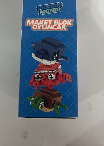 108 Parça Mavi Köpek Halısı Maket Blok Oyuncak - Görsel 2