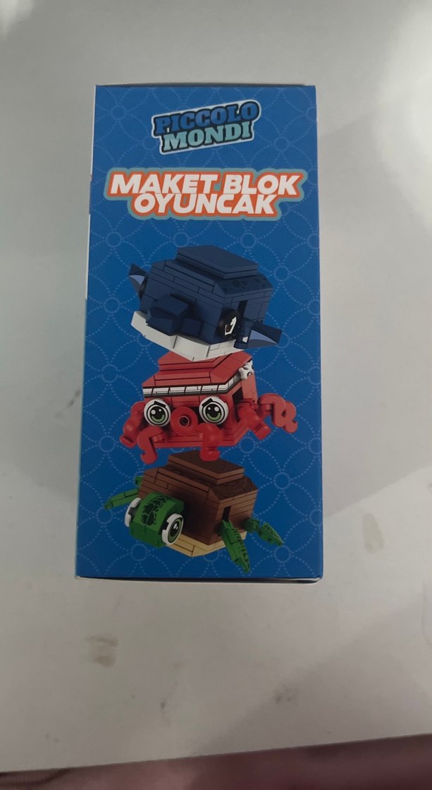 108 Parça Mavi Köpek Halısı Maket Blok Oyuncak - Görsel 2