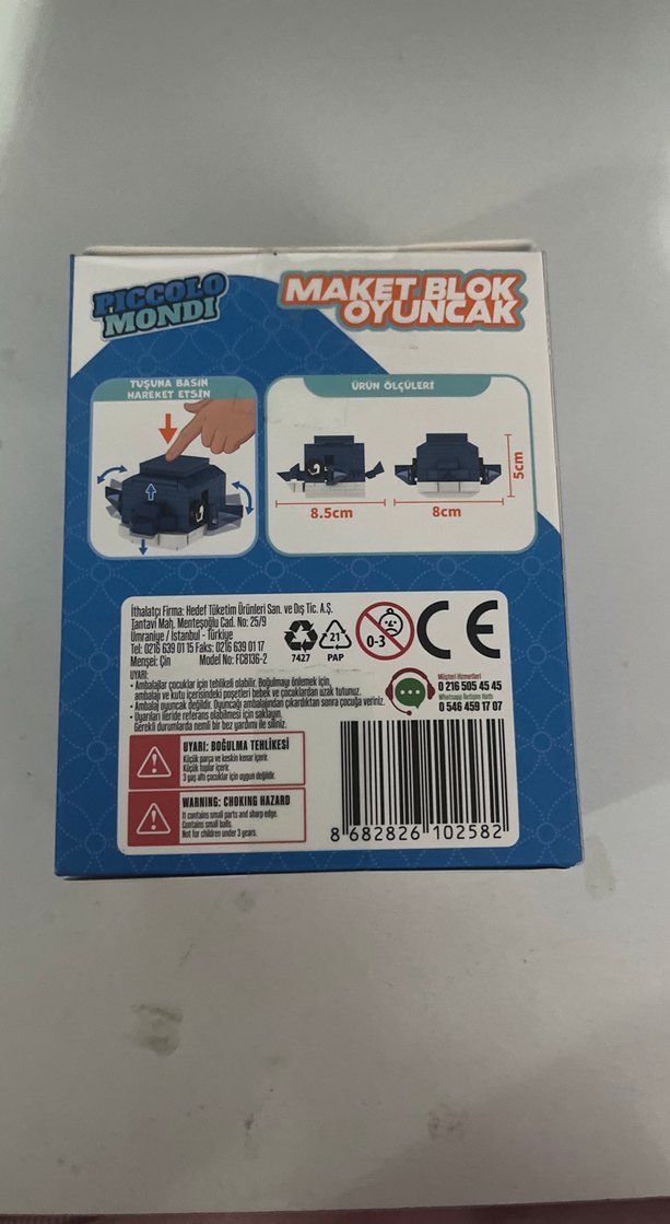 108 Parça Mavi Köpek Halısı Maket Blok Oyuncak - Görsel 3