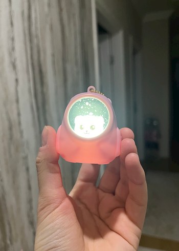 Pembe kedili minik lamba - Görsel 3