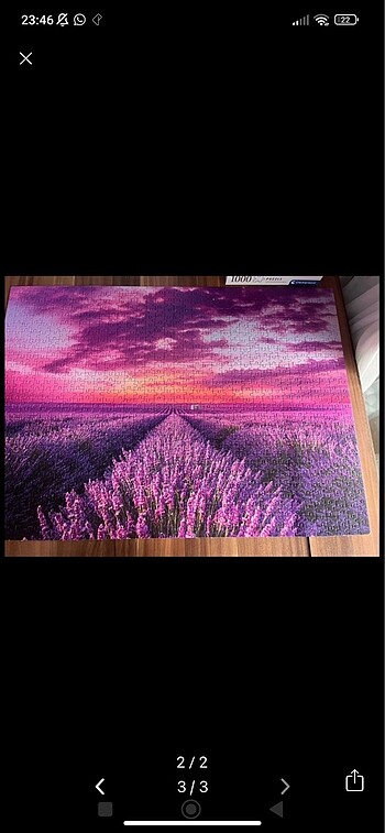 Beden Renk Clementoni lavanta tarlası puzzle 1000 parça