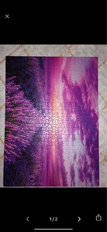 Clementoni lavanta tarlası puzzle 1000 parça