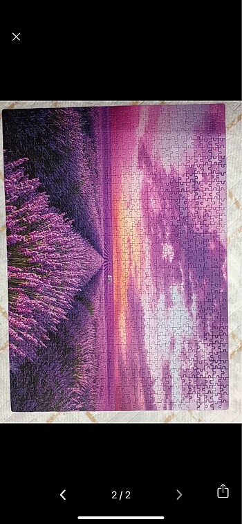 Clementoni lavanta tarlası puzzle 1000 parça