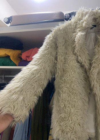 H&M kürk mont - Görsel 2