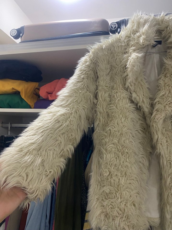 H&M kürk mont - Görsel 2