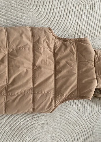 Koton Sokak Stili Bej Kürklü Yelek - Görsel 9