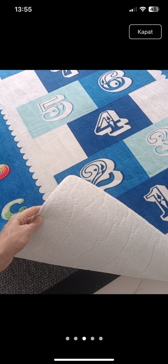 Çocuklar için Renkli Oyun Halısı seksek - Görsel 3