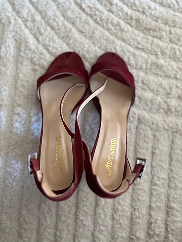 Süet topuklu ayakkabı - Görsel 2