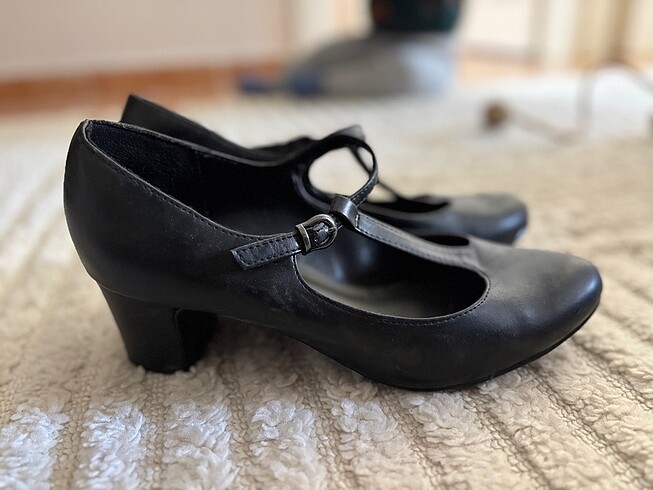 Küt topuklu ayakkabı - Görsel 4