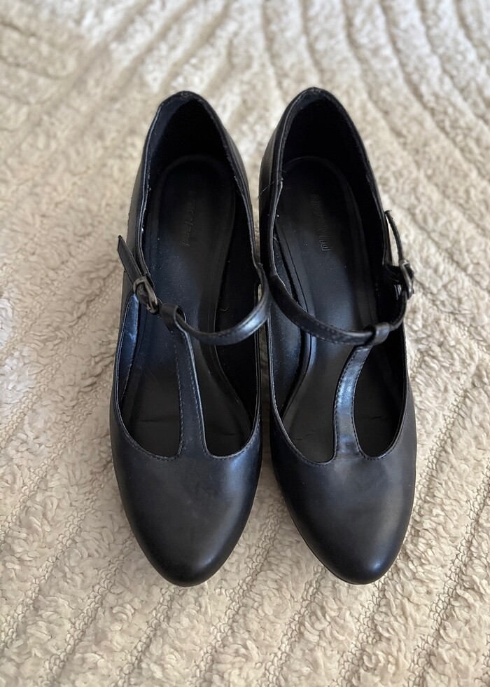 Küt topuklu ayakkabı - Görsel 2