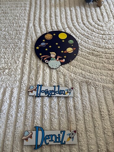 Küçük prens temalı hastane kapı süsü - Görsel 2