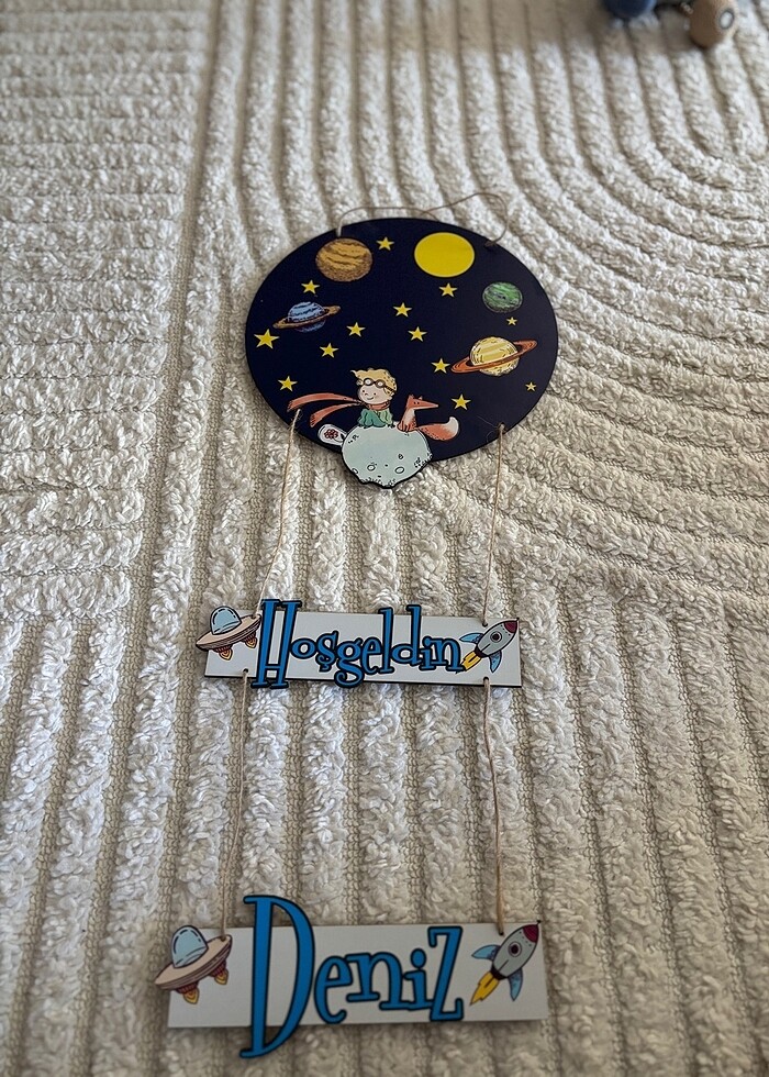 Küçük prens temalı hastane kapı süsü - Görsel 2