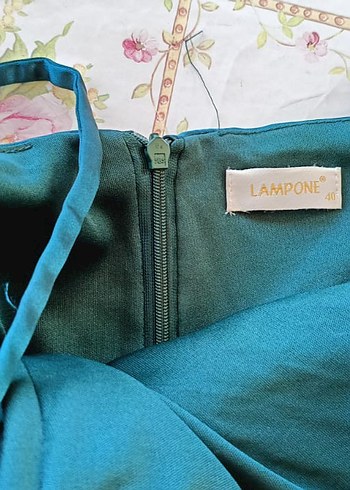 İnce Askılı Drapeli Abiye Elbise - Görsel 4