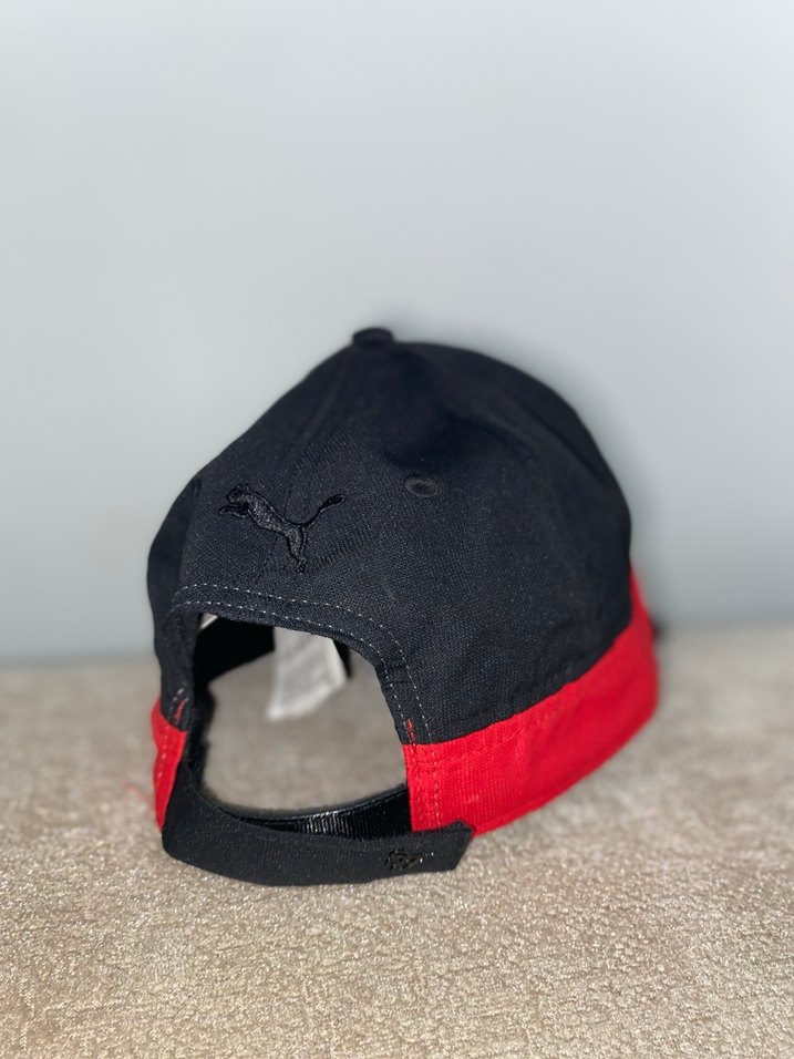 Siyah Ferrari Logo Erkek Şapka - Görsel 2