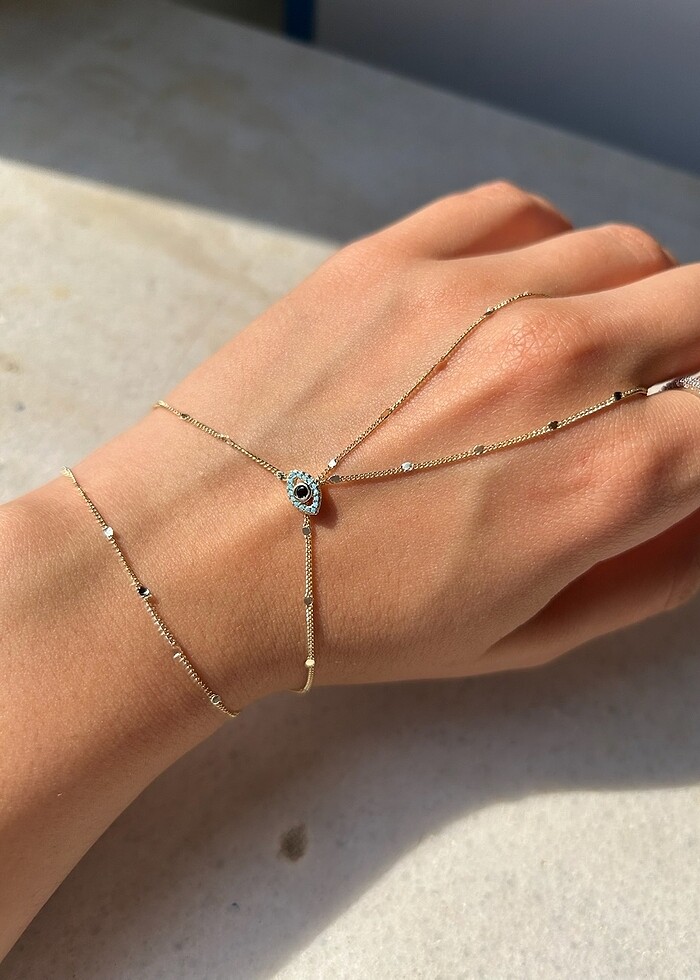 Nazar Boncuk Detaylı Çelik Şahmeran - Görsel 2