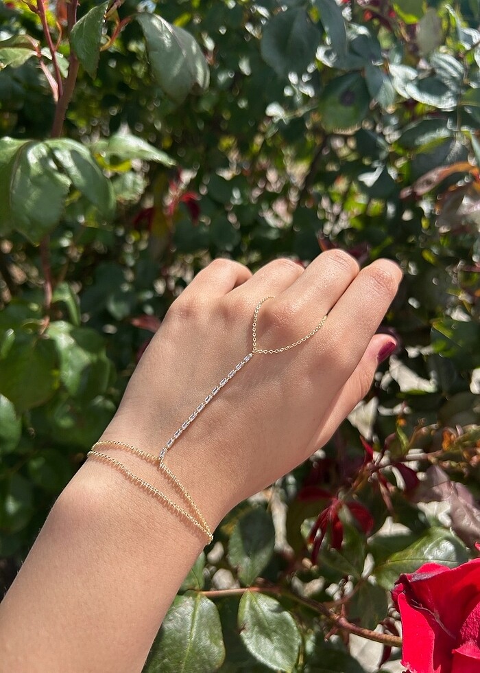 Zirkon Taşlı Çelik Şahmeran - Görsel 3