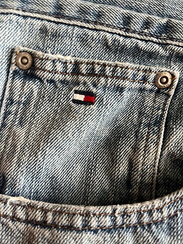 Tommy Hilfiger Tommy Hilfigee classic fit taşlanmış açık mavi