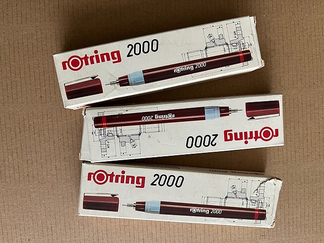 Rotring Çizim kalemi rapido 5 li set