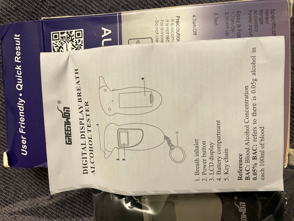 LCD Ekranlı Alkol Test Cihazı - Görsel 3