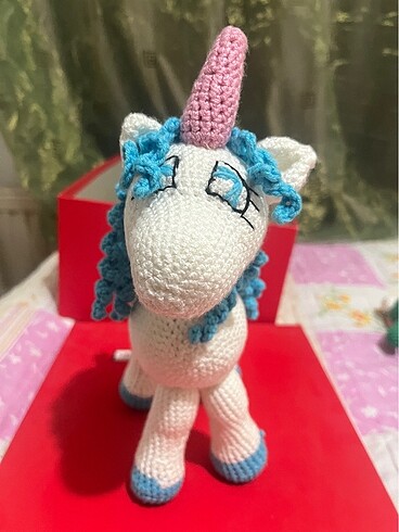  Beden Renk amigurumi unicorn oyuncak