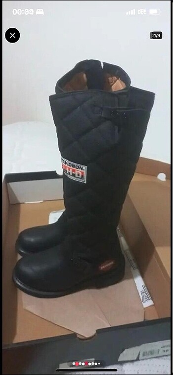 36 Beden siyah Renk Harley davidson çizme