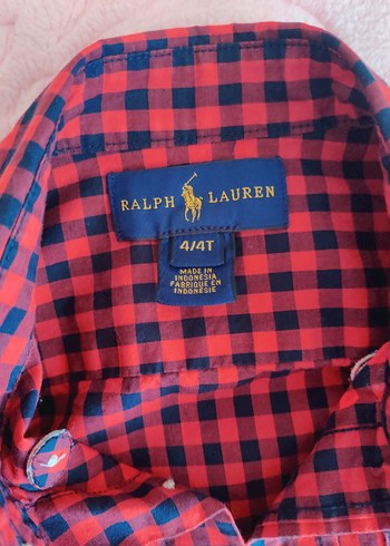 Kareli Kırmızı kiz gömlek - Görsel 4